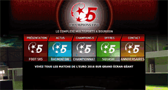 Desktop Screenshot of champions-five.com